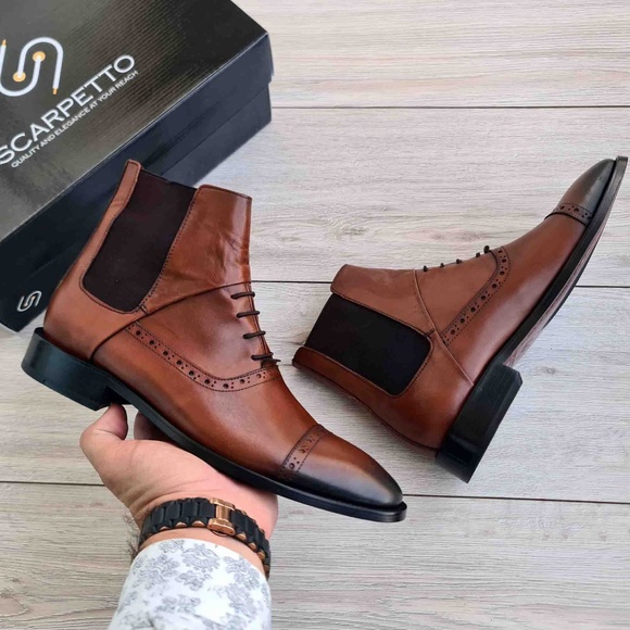 Men's Leather Chelsea Boots | Handmade - Picture 6 of 8